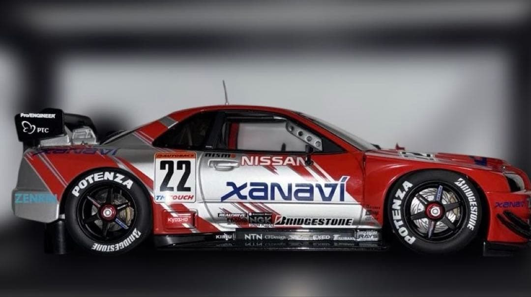 オートアート 1/18 NISSANスカイラインR34 GTR JGTC2002