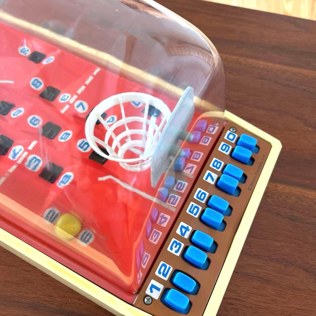 希少】昭和レトロおもちゃ ドーム型バスケットボールゲーム 日本製