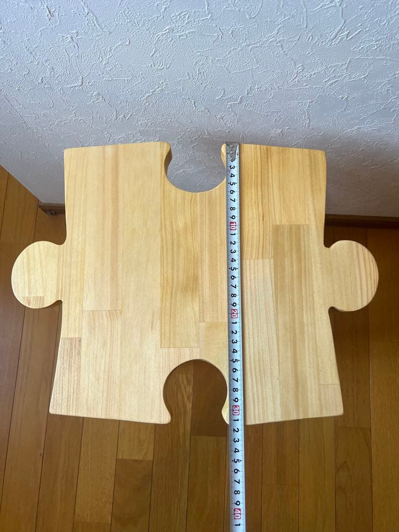 パズル型 木製スツール　インテリアオブジェ（ハンドメイド）