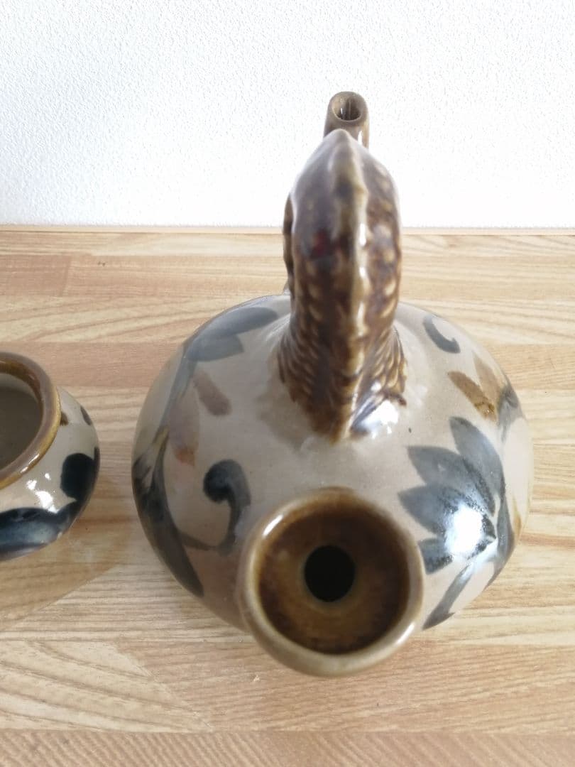 陶器製 徳利 お猪口 酒器セット 龍柄 沖縄 - メルカリ