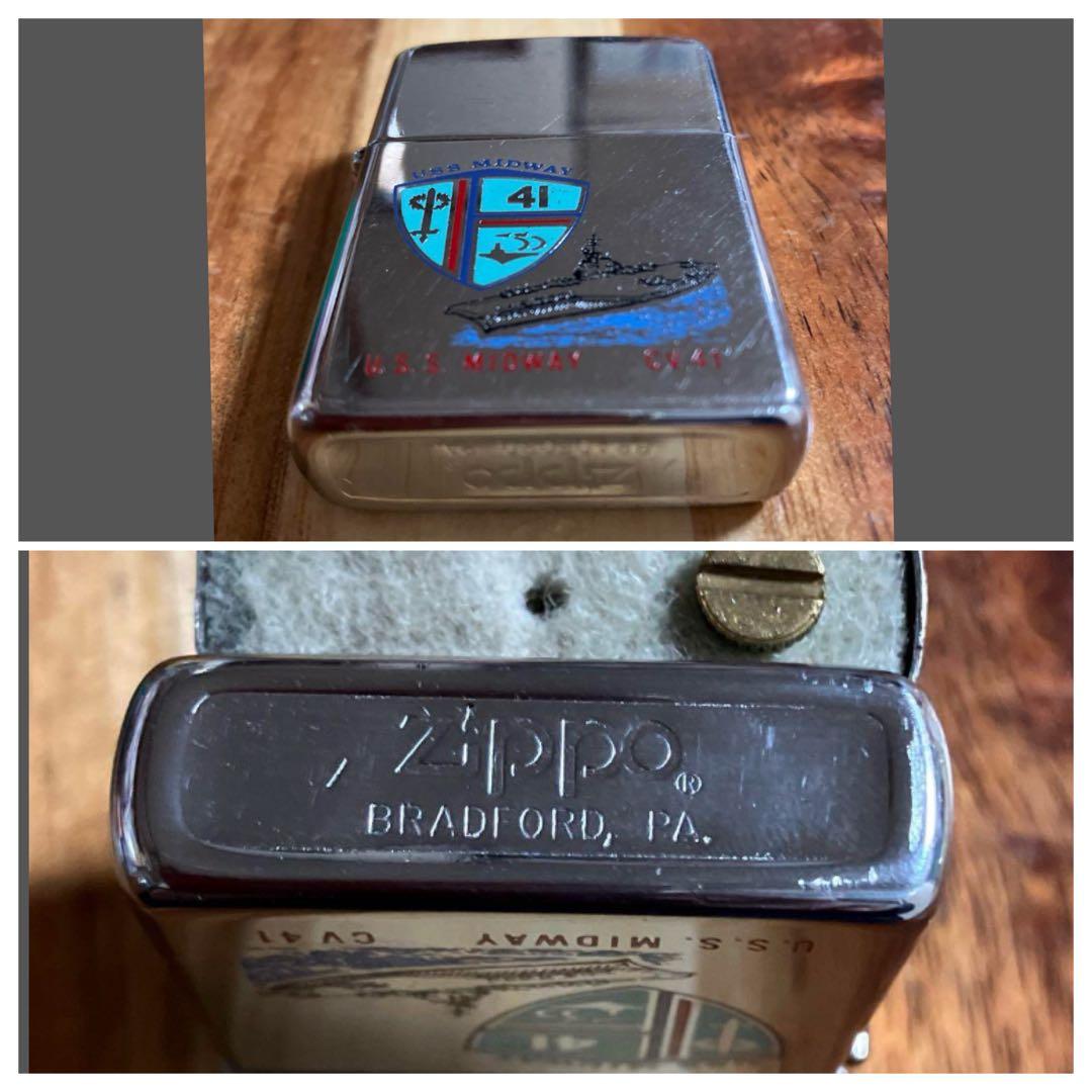 U.S.S MIDWAY CV41 zippo 1981年製 vintage - メルカリ