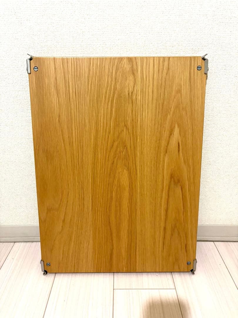 ステンレスユニットシェルフ棚　オーク材　幅56cm　6枚セット