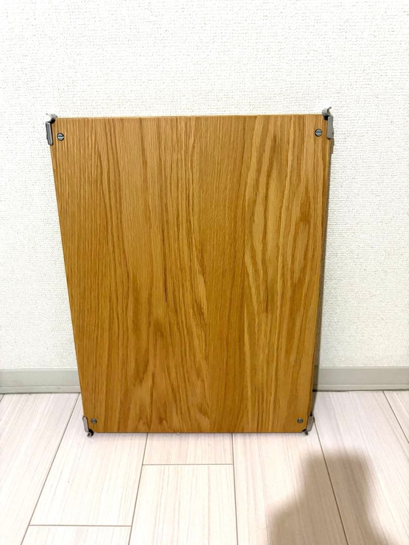 ステンレスユニットシェルフ棚　オーク材　幅56cm　6枚セット