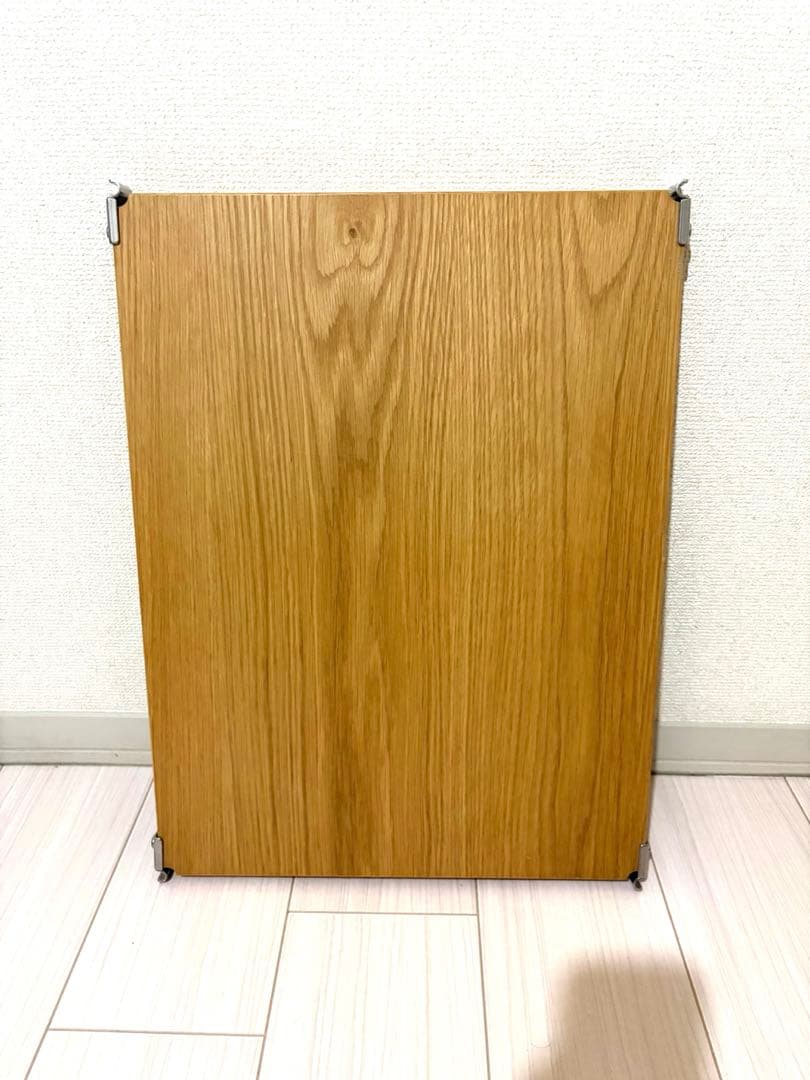 ステンレスユニットシェルフ棚　オーク材　幅56cm　6枚セット