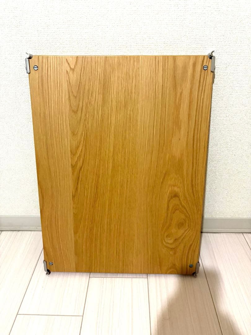 ステンレスユニットシェルフ棚　オーク材　幅56cm　6枚セット