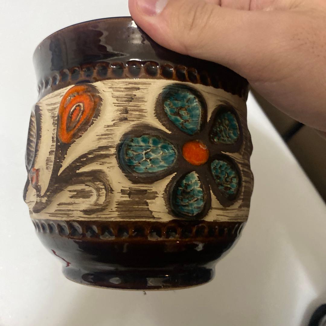 W.GERMANY 西ドイツ　ヴィンテージ　壺 花瓶