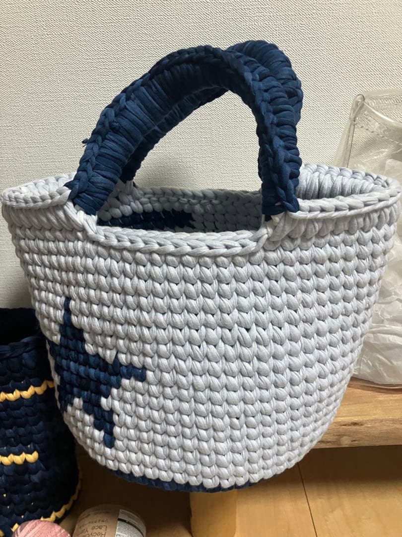 手芸材料セット 毛糸 バッグ用ストラップ 金具