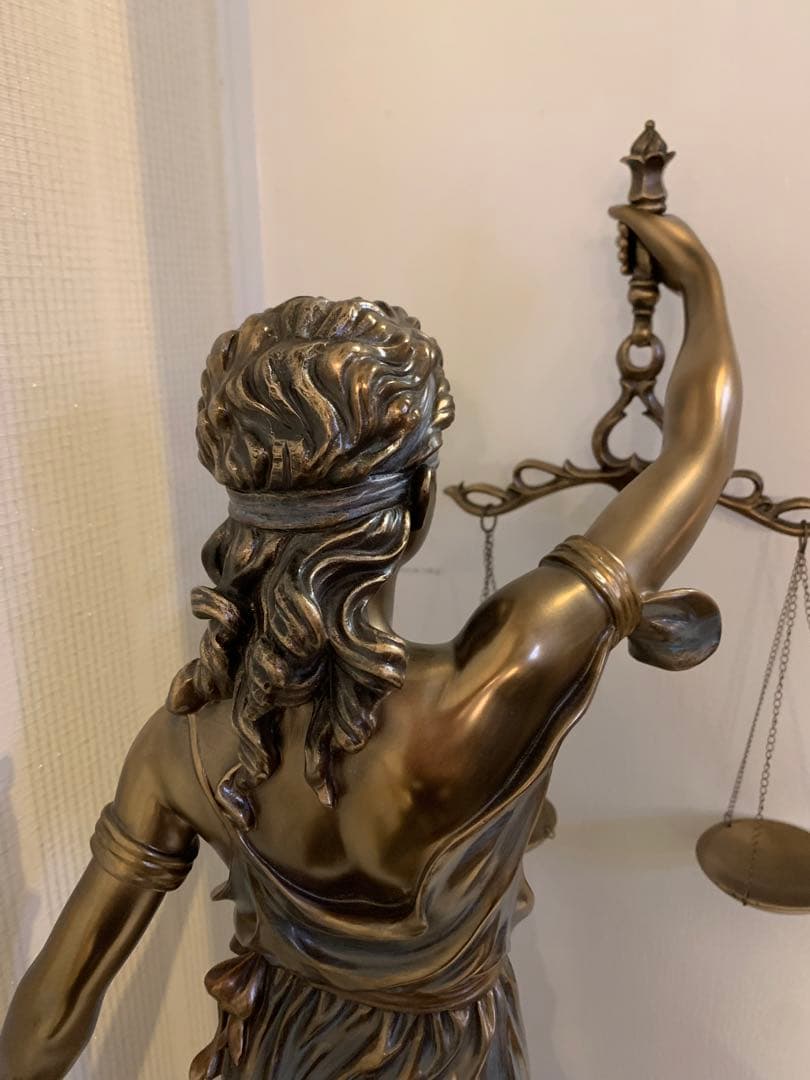 アンティーク 正義の女神の置物 像 ID-391