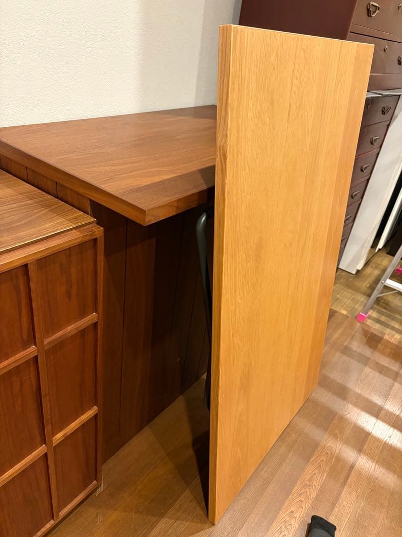 無印良品 MUJI 木製折りたたみテーブル オーク材突板 幅120㎝ - メルカリ