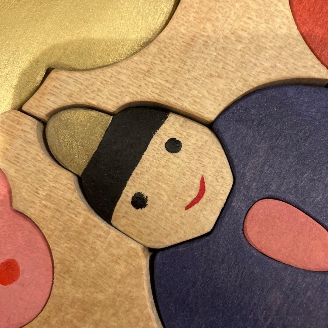 美品】ひな祭り 木製 雛人形 立体パズル コンパクト - メルカリ