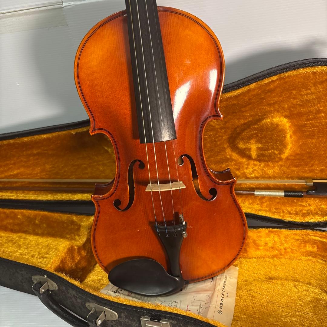 SUZUKI スズキ バイオリン No.280 4/4 1978 虎杢 弓 - メルカリ