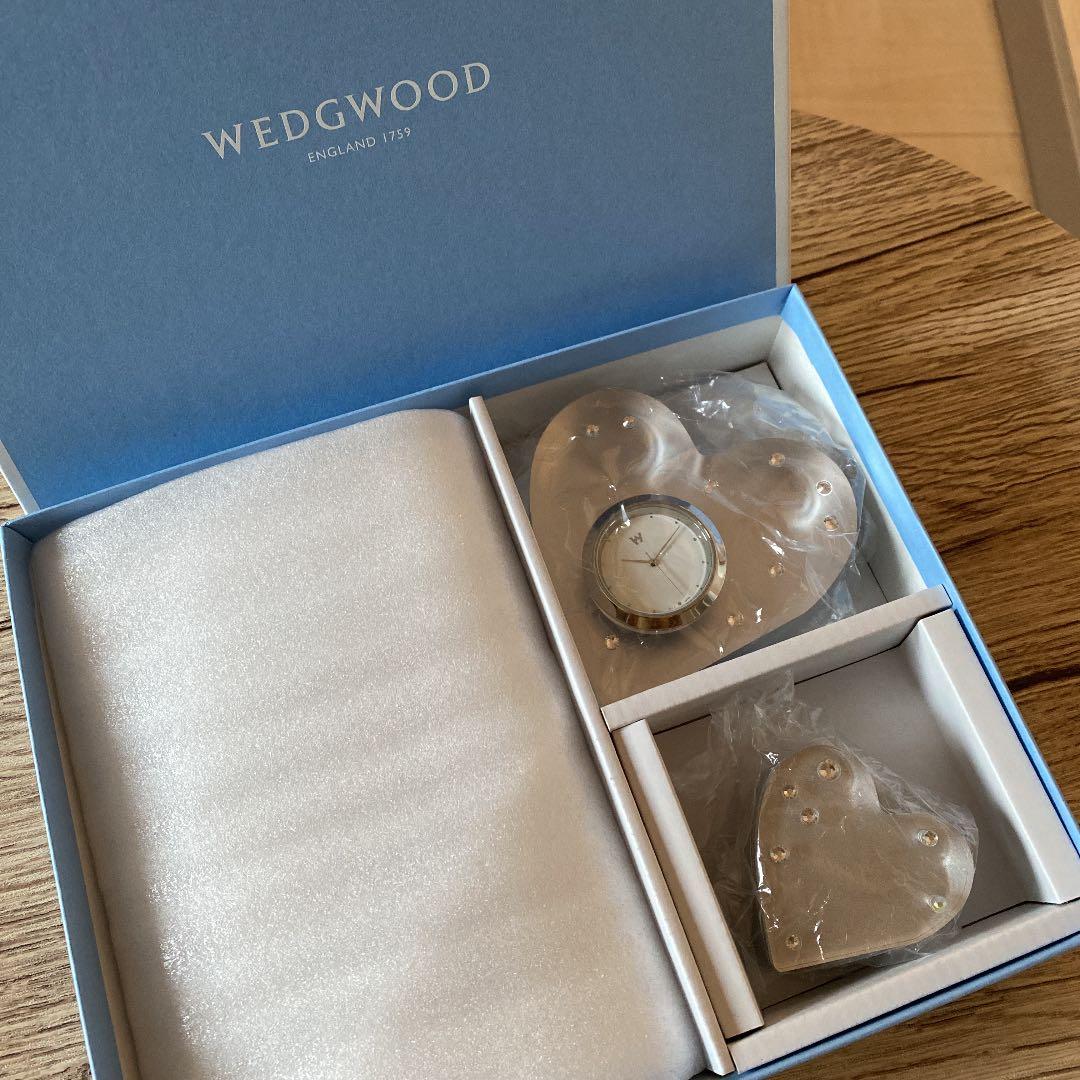  フォトフレーム　置き時計