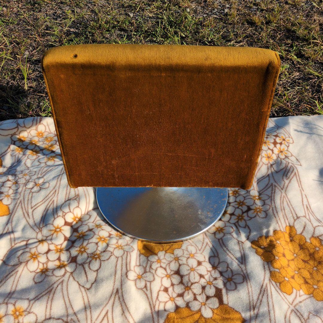 昭和レトロ モケット 1人掛け チェア①ソファ ベルベット ポップ アンティーク