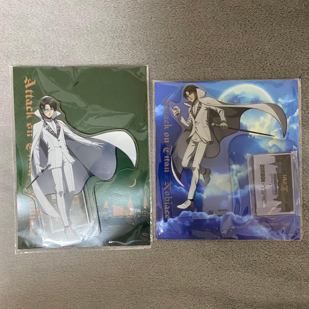 進撃の巨人 ノビエース NOBIACE アクリルスタンド リヴァイ 2点セット