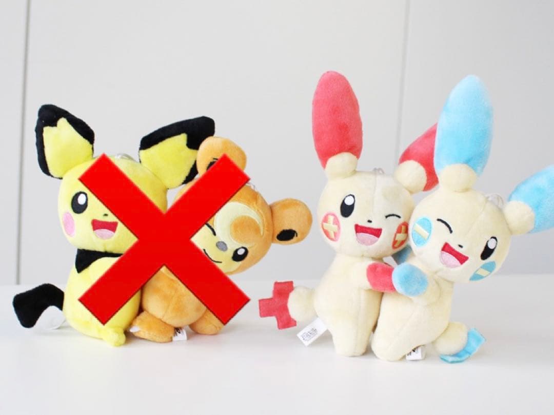 ポケモン】ぬいぐるみ プラスル マイナン - メルカリ