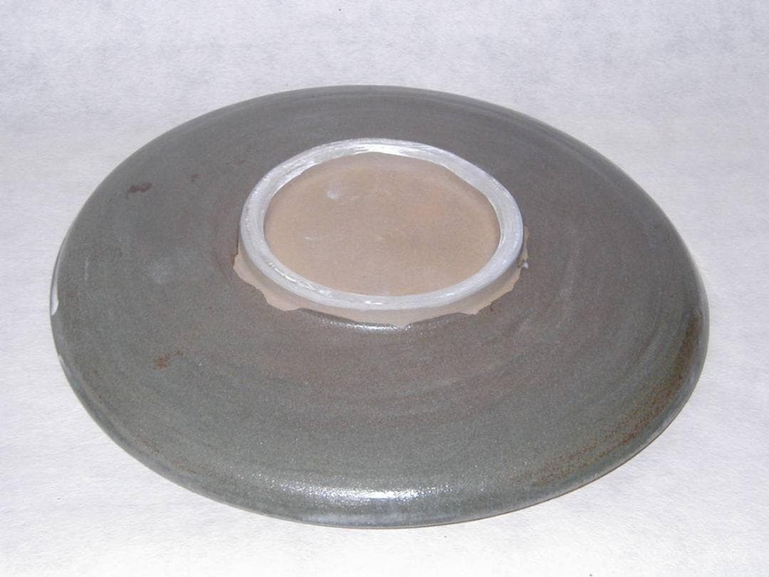 小鹿田焼「切立丸皿（刷毛目）８寸」1枚【 送料確認用出品 】