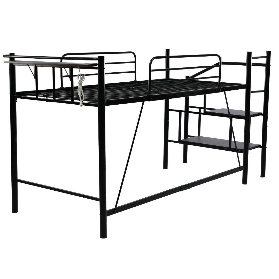 【パイプ床板・Sシングル】ロフトベッド パイプベッド シングル 耐荷重150kg