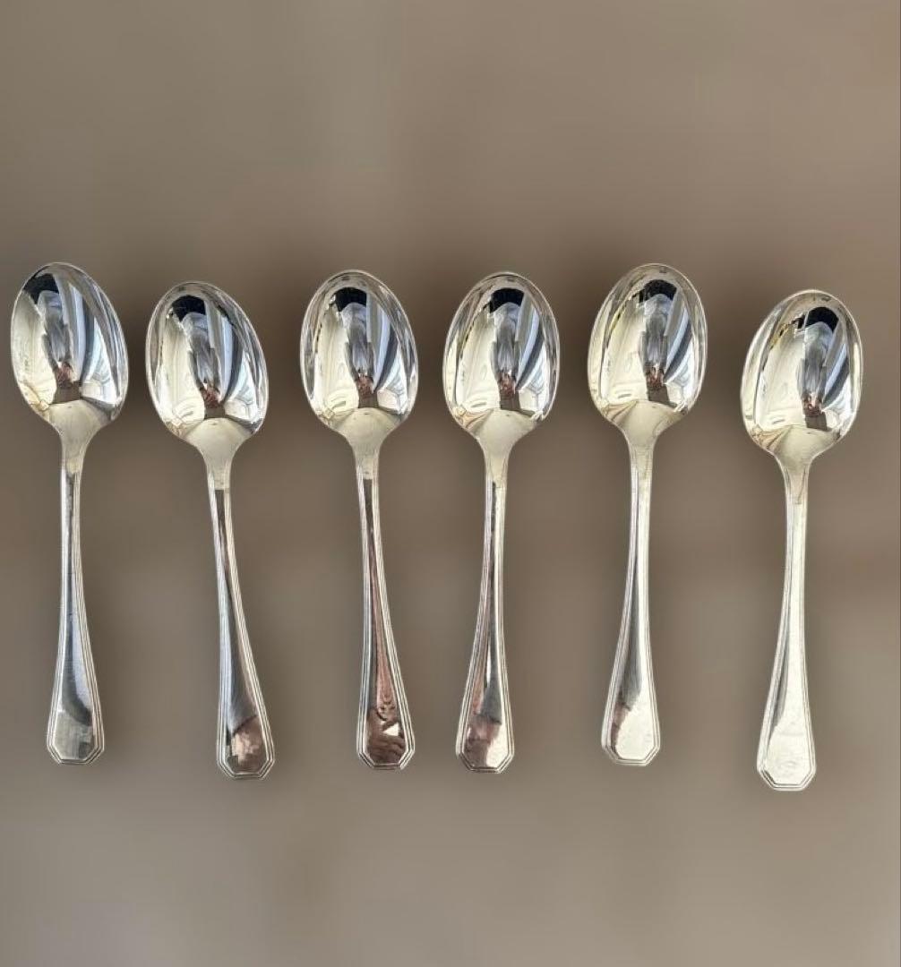 Christofle America　 アメリカシリーズ　デミタススプーン　6本