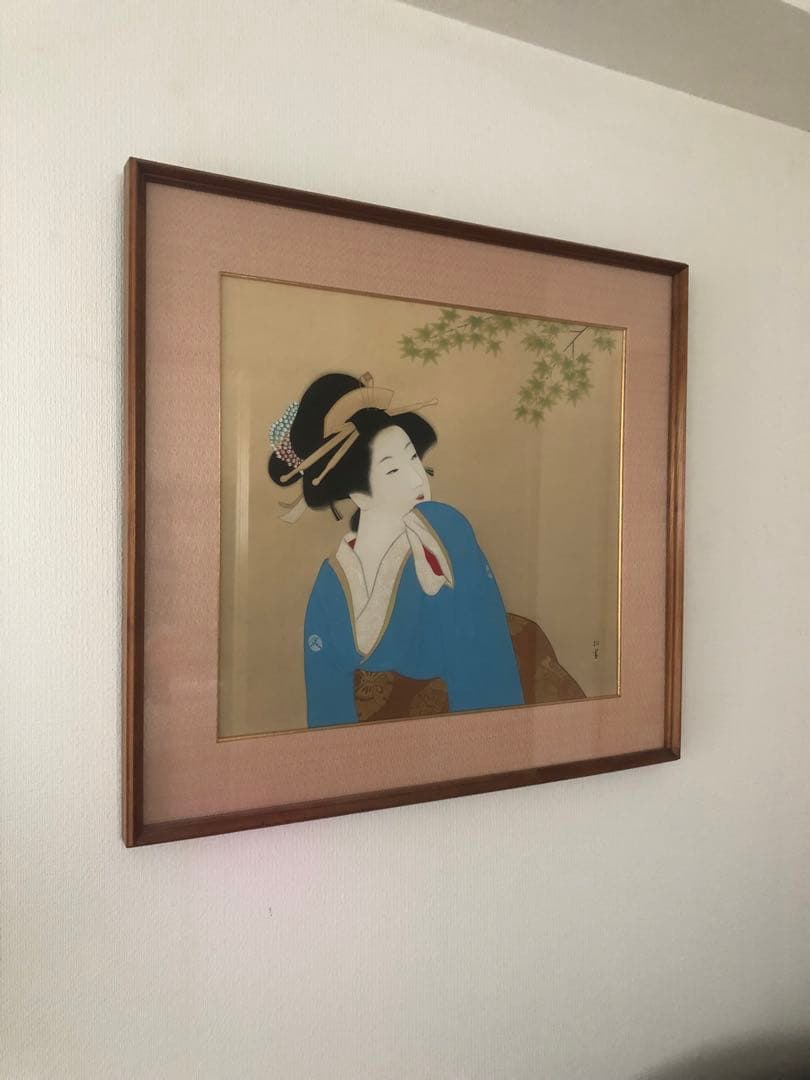 上村松圓 上村淳之監修百貨店販売複製日本画 楽天市場】上村松園『 志ゃぼん玉 』軸装 【東京書芸館オリジナル