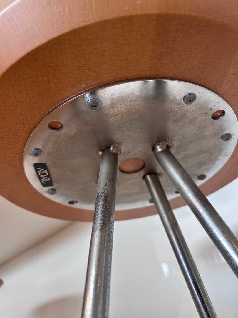 ACTUS スツール 木製座面円形1客