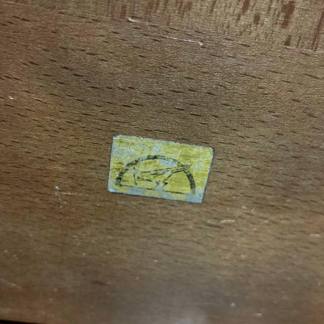 【良品】飛騨産業 マガジンラック 楕円 ヴィンテージ