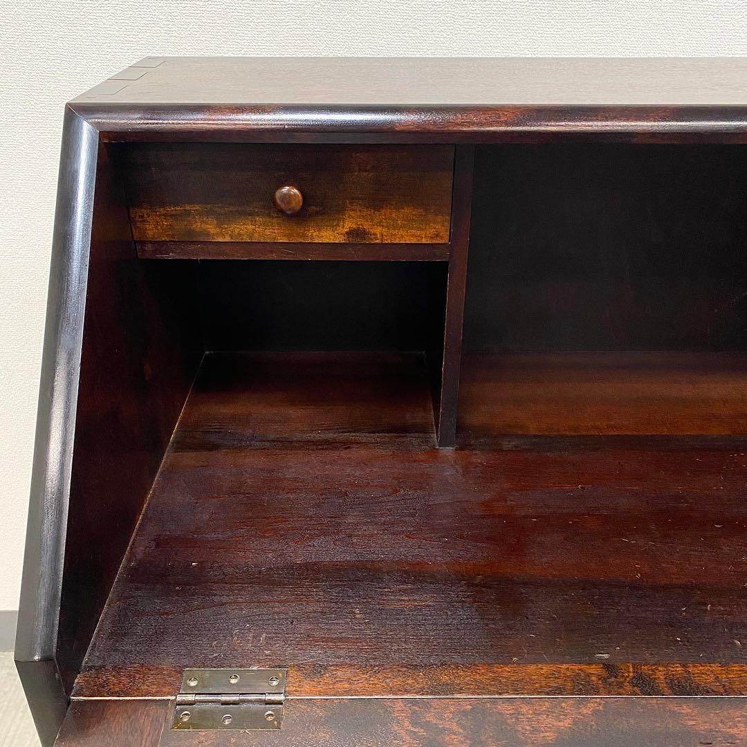 松本民芸家具 ライティングビューロー チェスト デスク 机 民藝 民芸家具 2