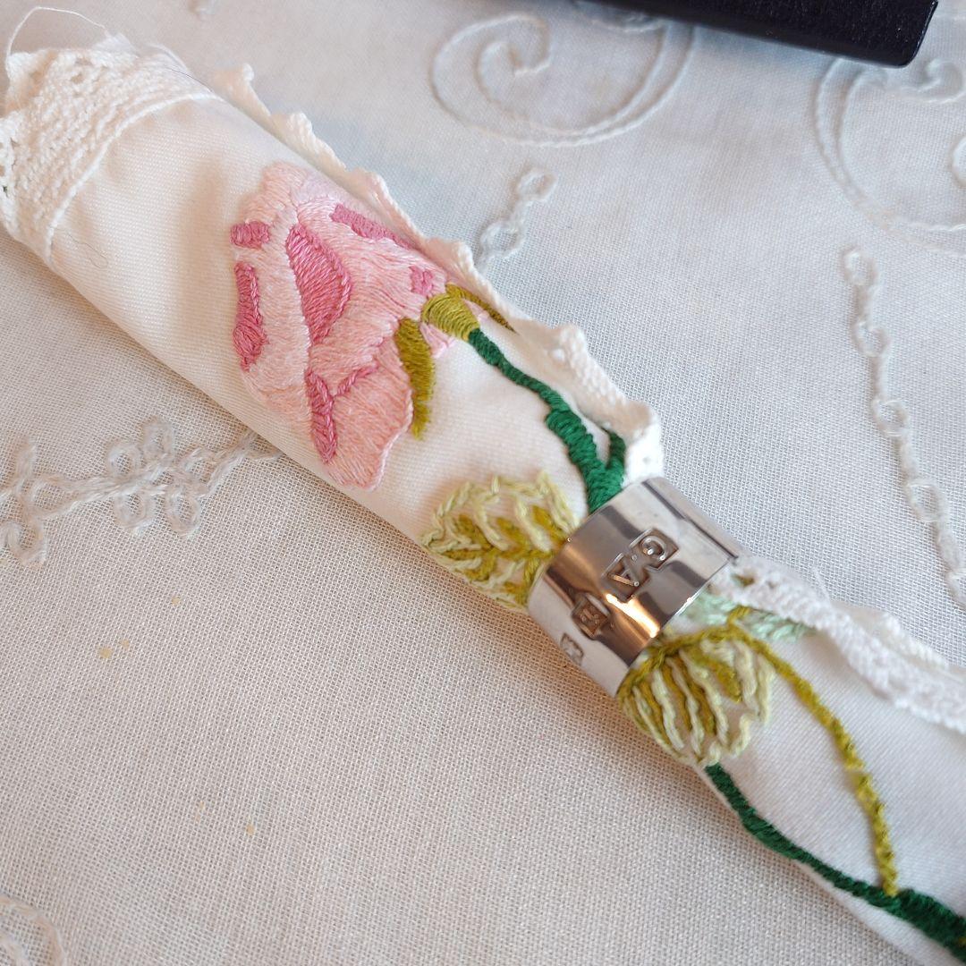 イギリス　シルバー　ナプキンリング　2個セット　純銀製　17.1g