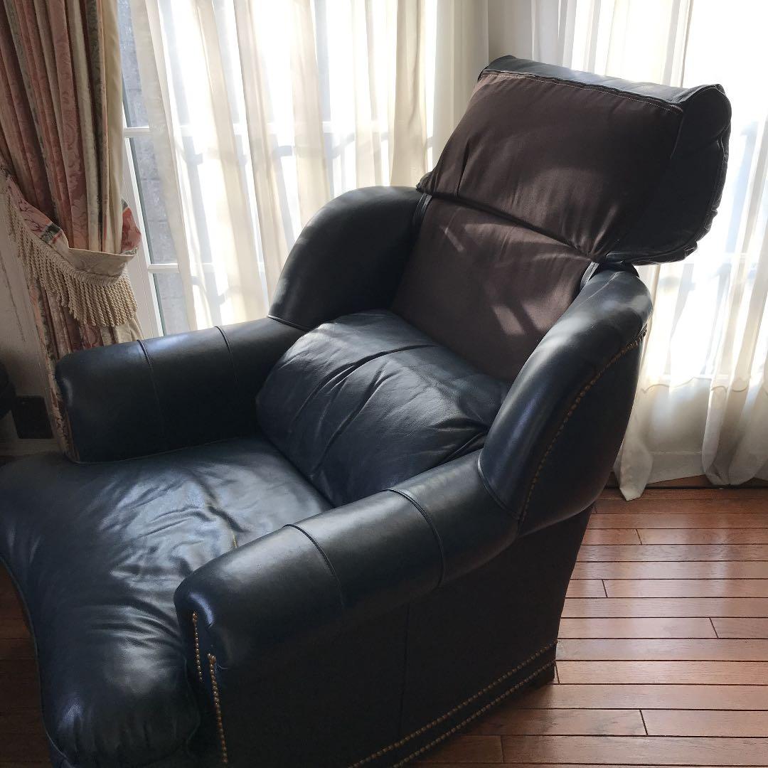 クリントン大統領執務室HANCOOK&MOORE,INC.1人ソファ