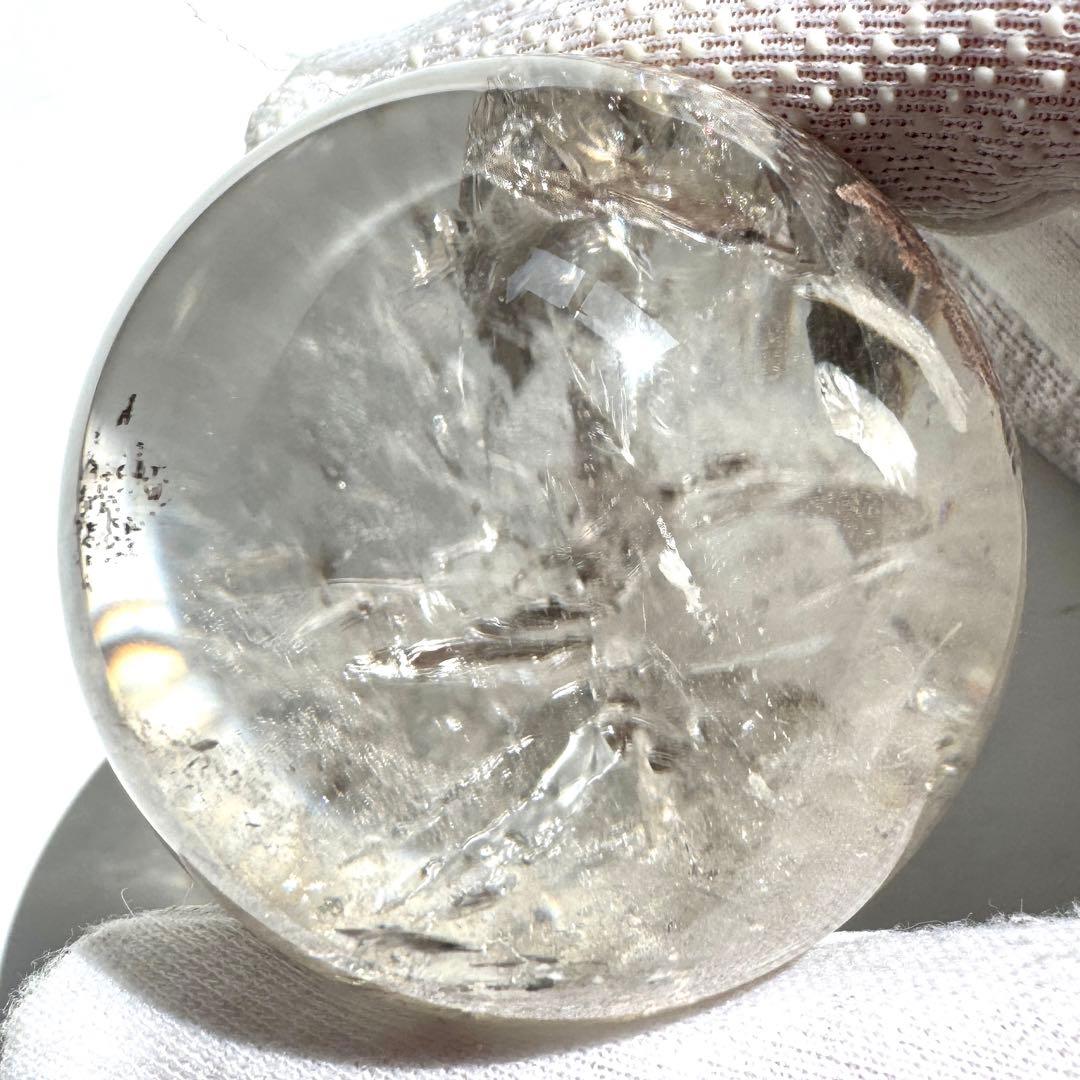 ガーデンクォーツ 苔&虹入りスフィア 49mm