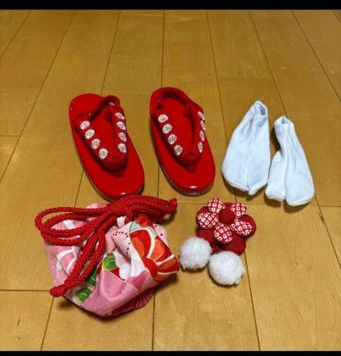 七五三 着物セット 花柄 赤 ピンク