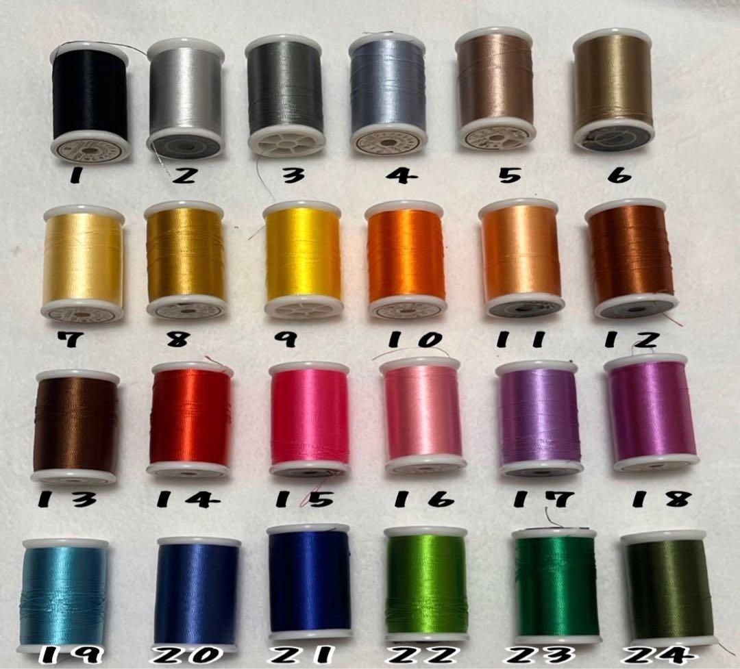 推しぬい 刺繍糸 サンプル一覧 ①