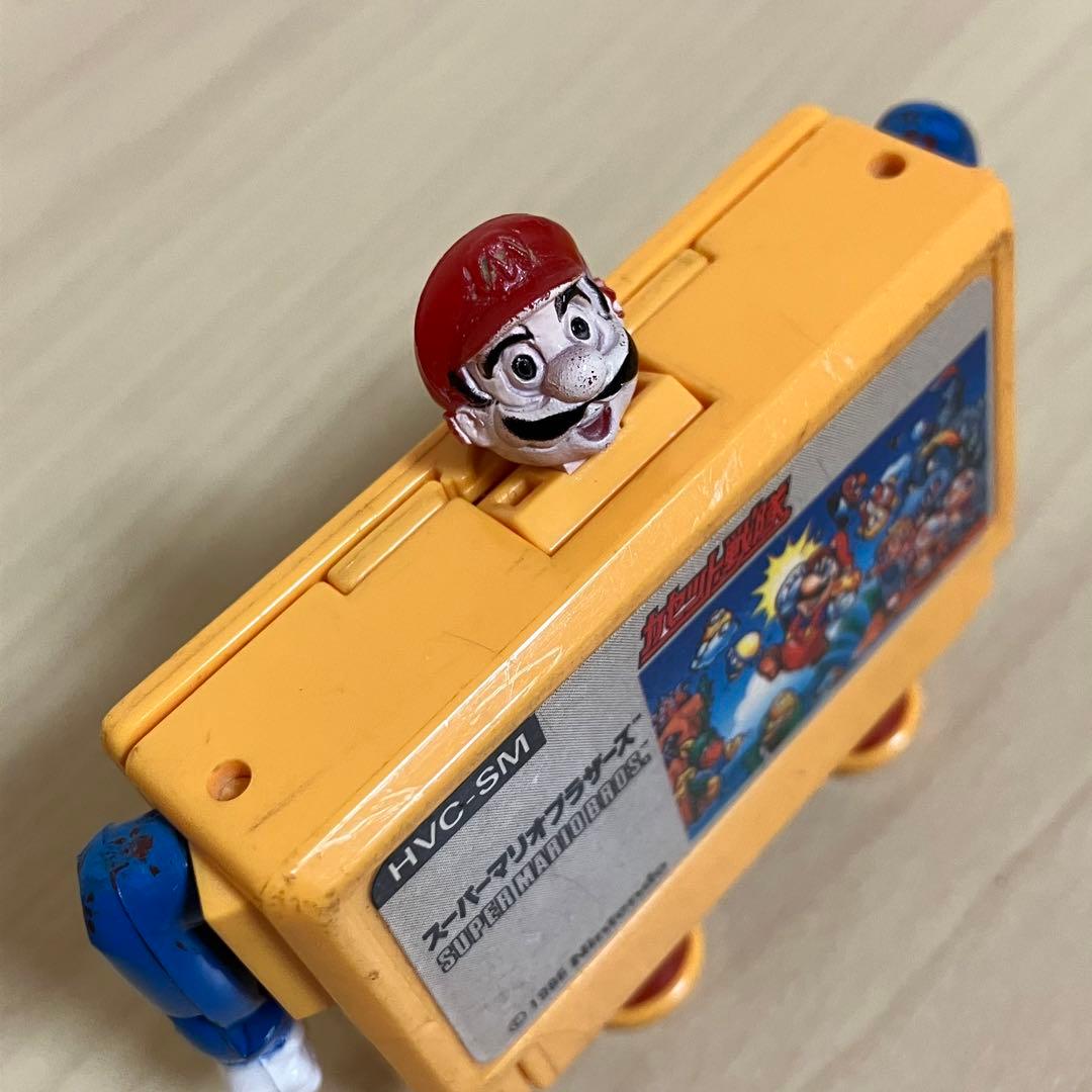 お宝】スーパーマリオブラザーズ カセット戦隊 マリオ - メルカリ