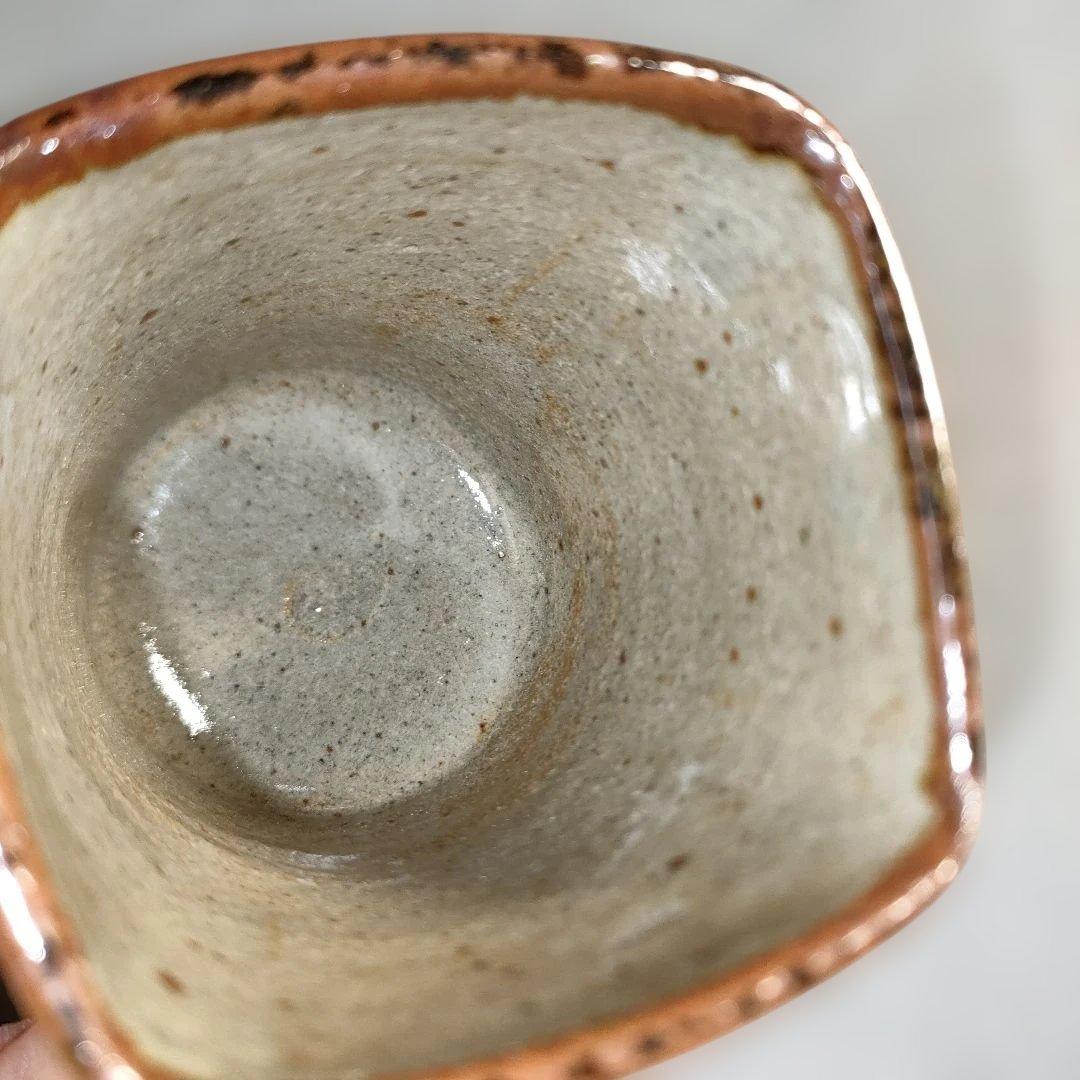 A1394-7/唐津焼/十三代中里太郎右衛門窯/絵唐津湯呑5客/共箱/懐石道具