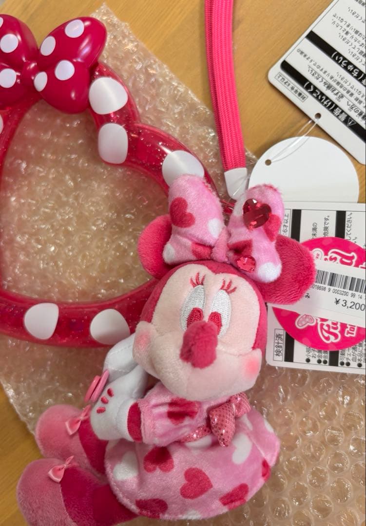 ディズニー ミニー パルパルーザ ハートフルリング ぬいぐるみチャーム