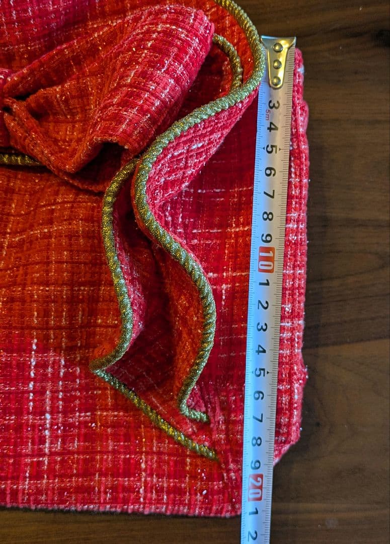 VORAVAJ BANGKOK フェアトレードバッグ　レッド ft-2