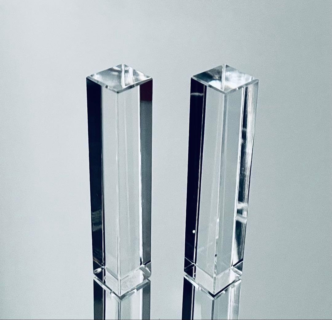 BACCARAT バカラ/ 2本　カトラリーレスト 箸置き ナイフレスト　A