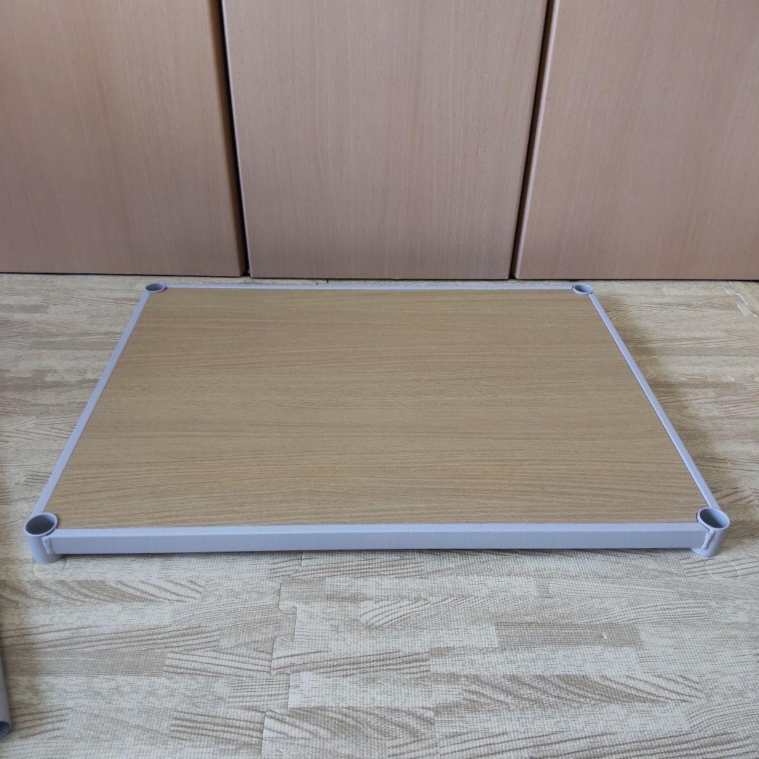 Luminous スチールラック 組み立て式5段 　ベージュ