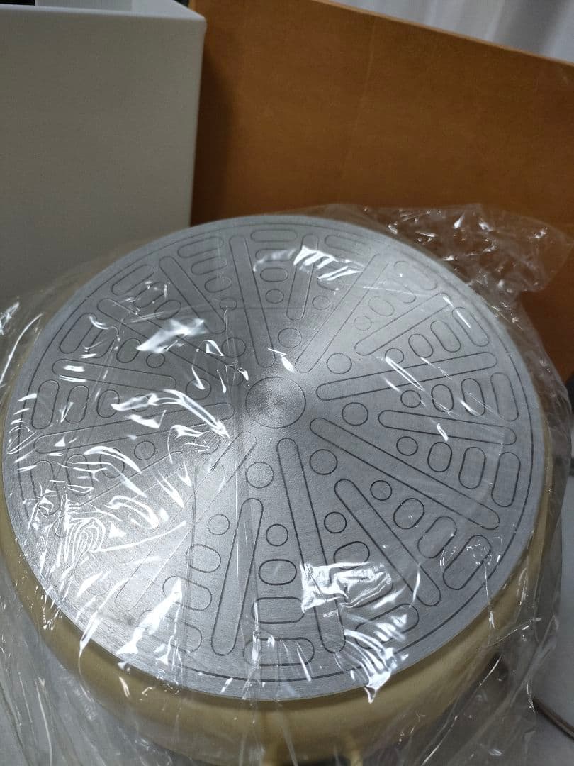 【未使用】　アサヒ軽金属　22オールパン　フライパン　ガラス蓋　適温計付き