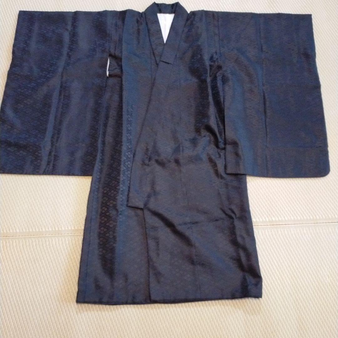 黒地に鷹の柄　七五三５歳男の子着物セット