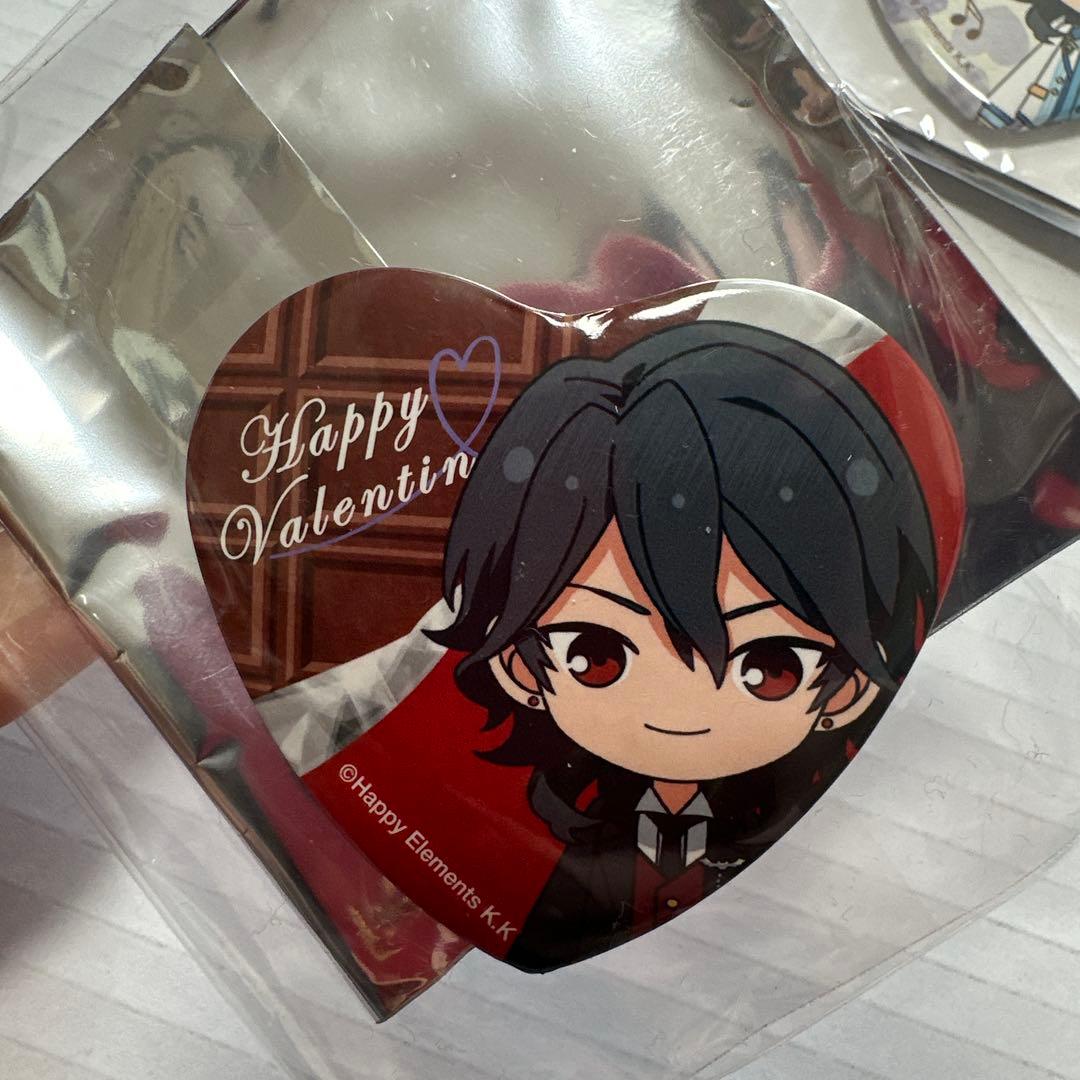 あんスタ/朔間零】ハート型缶バッジ4個 - メルカリ