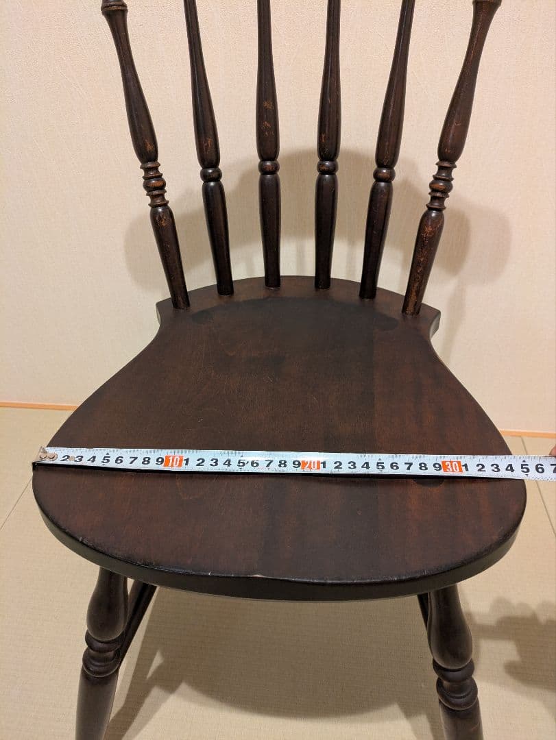 松本民芸家具 ウィンザーチェア ダイニングチェア 木製 アンティーク調