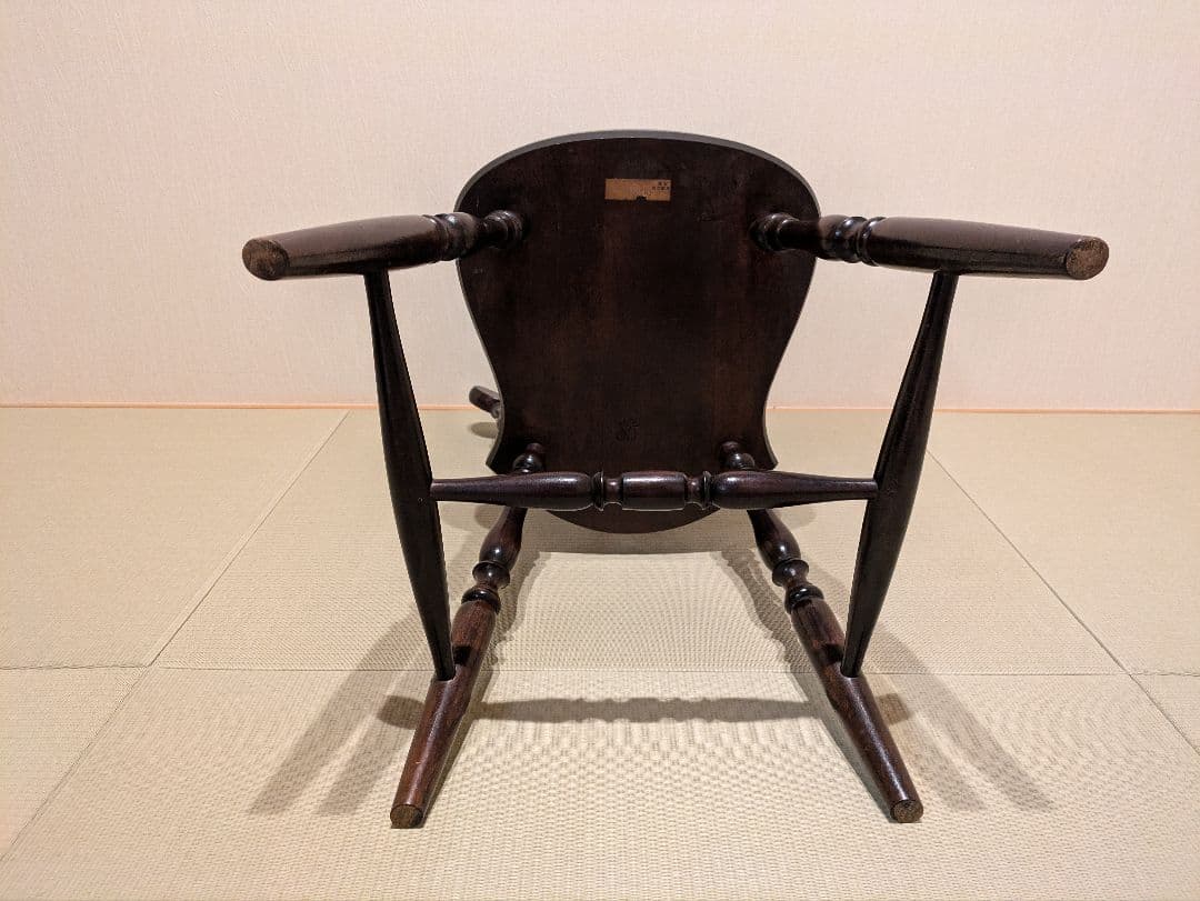 松本民芸家具 ウィンザーチェア ダイニングチェア 木製 アンティーク調