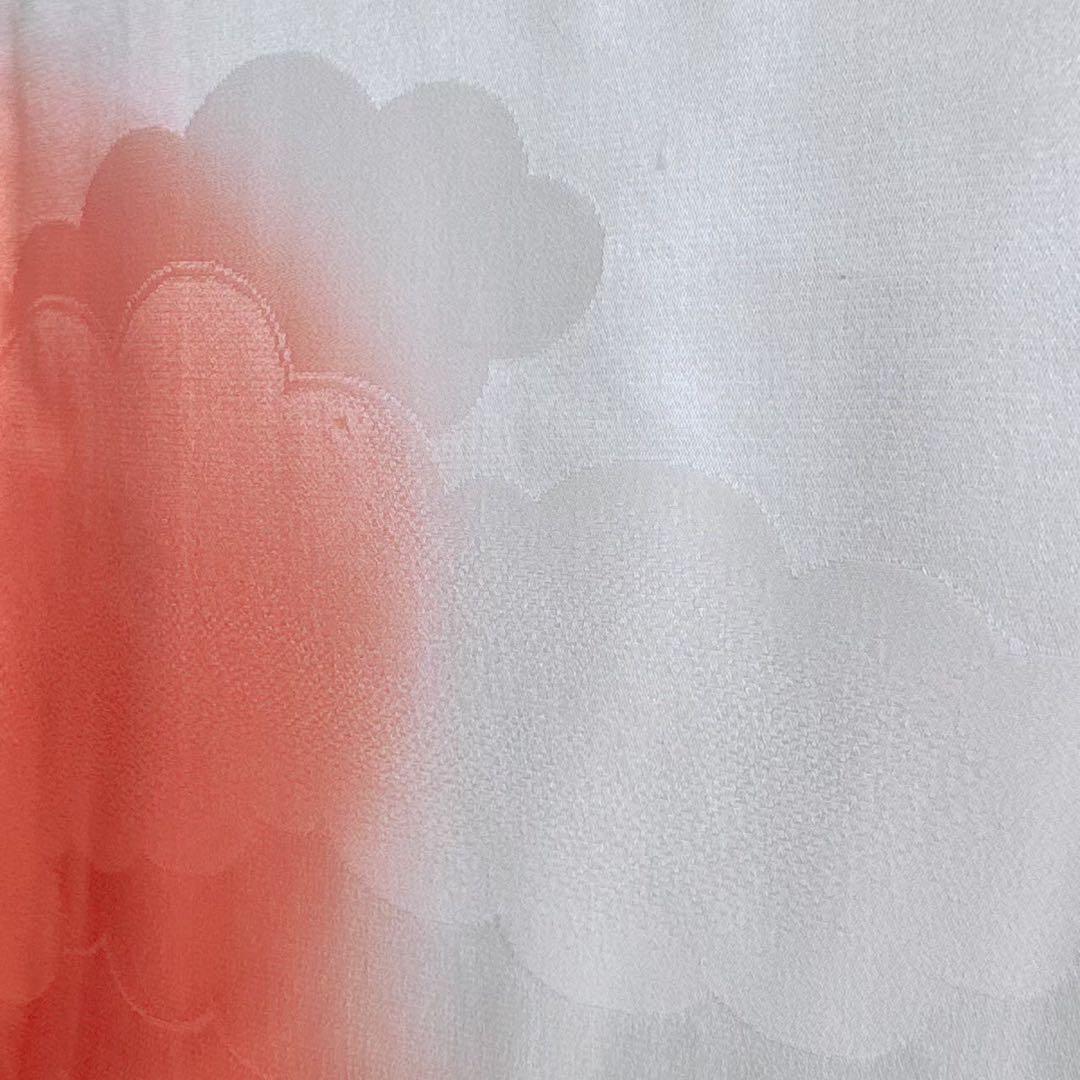 美品フルセット　七五三　7歳女の子　豪華刺繡　金糸　金プリント　紫袋帯7073