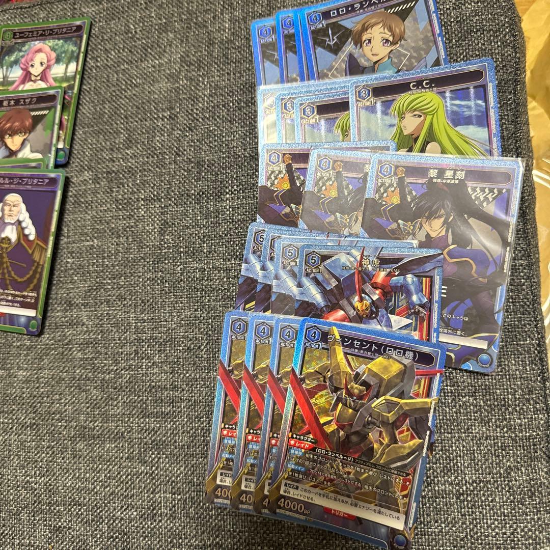 ユニオンアリーナ コードギアス 全色 SR 4コン