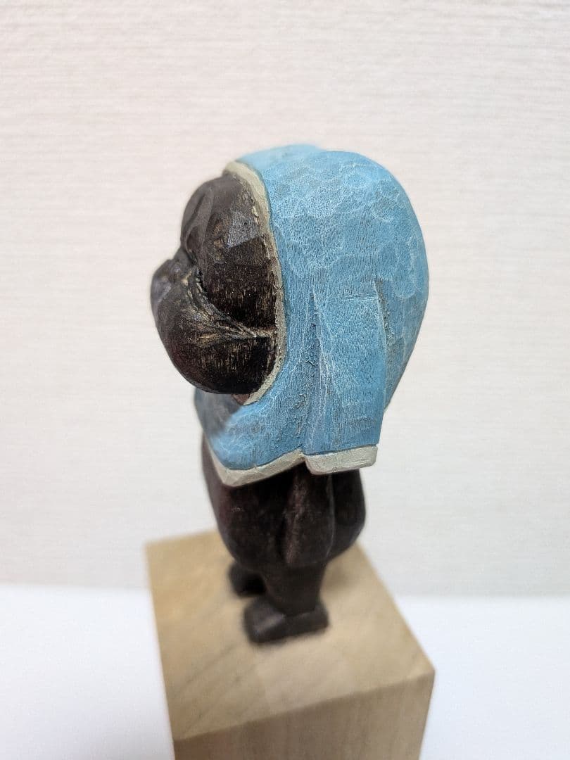 置き物木彫り人形　フレンチブル　最終値下げ