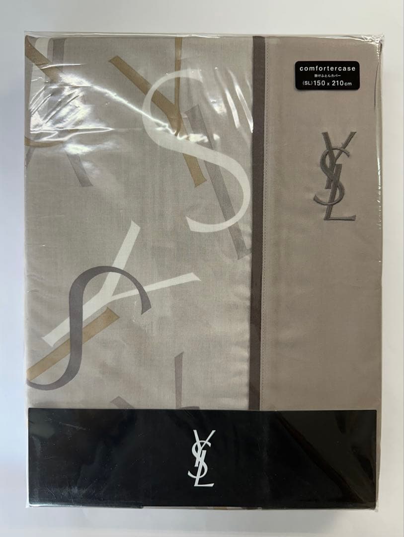 YSL イヴ・サンローラン 刺繍入りカバー3点セット