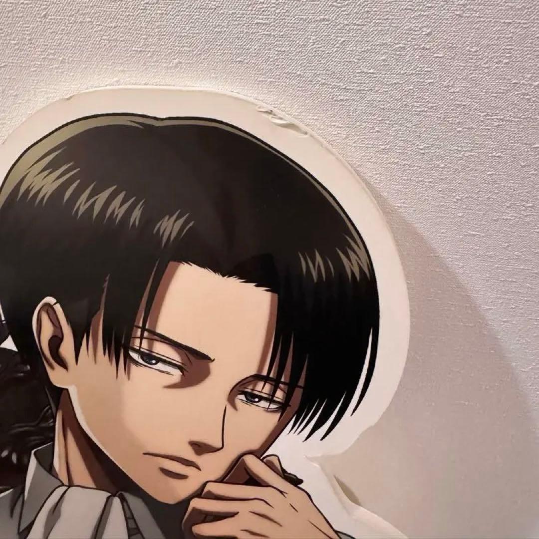 進撃の巨人 リヴァイ 等身大パネル キャラウムカフェ 受注生産品 2種