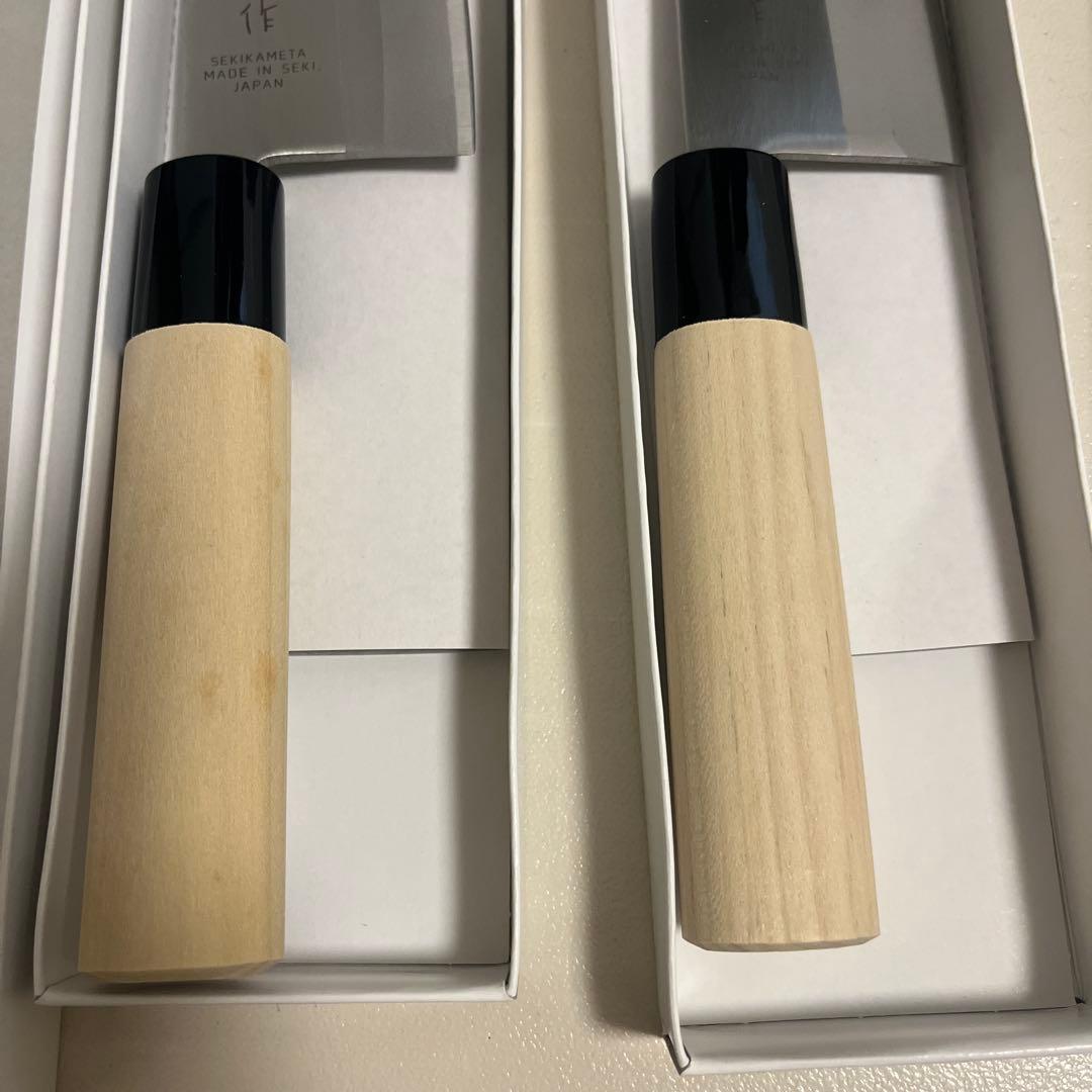 関亀太作　刺身包丁　出刃　2本セット　新品