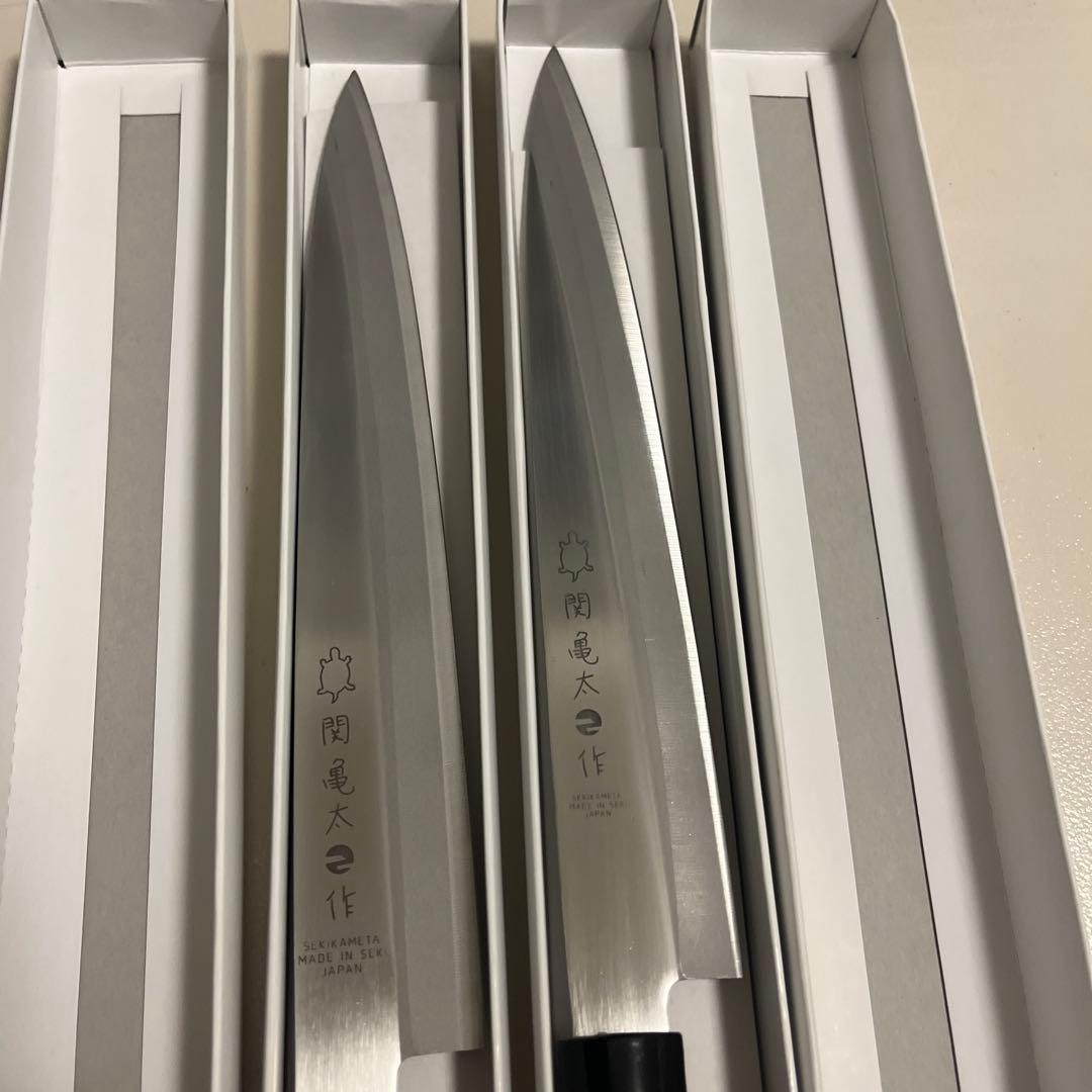 関亀太作　刺身包丁　出刃　2本セット　新品