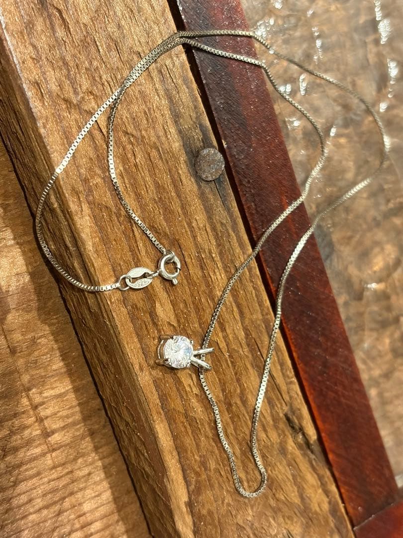 御売約御礼　925刻印のペンダントネックレス+ギミック二連ネックレス＋SVピアス